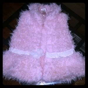 Sold----18-Month Vest Faux Fur